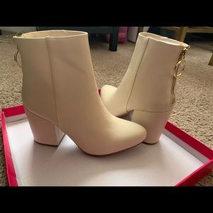 Cream Bootie